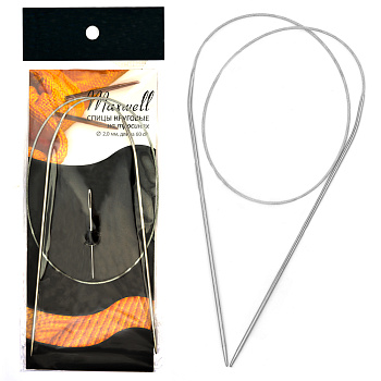 Спицы круговые для вязания на тросиках Maxwell Black арт.60-20 2,0 мм /60 см