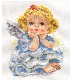 Набор для вышивания АЛИСА арт.0-94 Ангелок Мечты 11х14 см