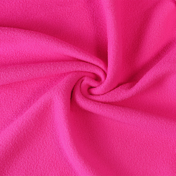 Ткань флис 2-х ст. TBY-0240-F338 240 г/м² 100% ПЭ шир.150см  цв.F338 неон розовый рул.24кг