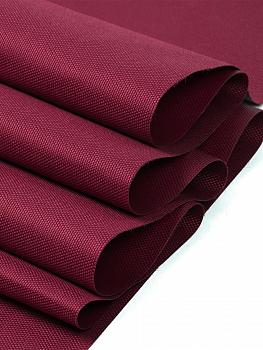 Ткань Оксфорд 600D PU800 ВО, 220 г/м², 100% ПЭ шир.150см цв.124 бордо рул.50м