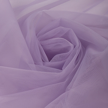 Еврофатин мягкий матовый Hayal Tulle арт.HT.S шир.300см, 100% полиэстер цв.83 уп.50м - св.сиреневый