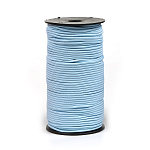 Резинка TBY шляпная (шнур круглый) цв.F184 голубой 3,0мм боб.100м