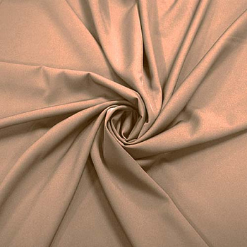 Ткань Креп Барби плот.210г/м²  95% пэ 5% эл  шир.150см, арт.МТ-210278 цв.бежевый уп.6м