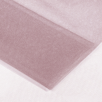 Фатин Кристалл средней жесткости блестящий арт.K.TRM шир.300см, 100% полиэстер цв. 09 К уп.5м - пудро-розовый