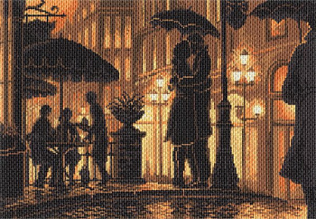 Рисунок на канве МАТРЕНИН ПОСАД арт.37х49 - 1685 Ночное кафе
