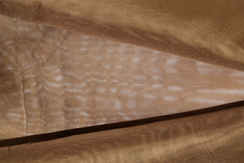 Ткань вуаль TIA 52 г/м² шир.280см, 100%ПЭ, цв.005 коричневый рул.25-30м