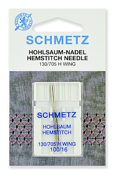 Иглы для бытовых швейных машин Schmetz для мережки 130/705H №100, уп.1 игла