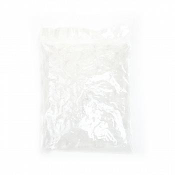 Наконечник пластиковый для шнура TBY.0144 (13х18мм, отв.4мм) цв.прозрачный уп. 100шт