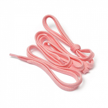 Шнурки плоские 9 мм 7с859 длина 100 см, компл.2шт, цв.розовый
