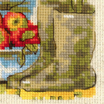 Набор для вышивания РИОЛИС арт.1657 Дача, Осень 20х30 см
