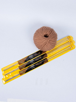 Набор прямых спиц для вязания Maxwell Gold 35 см (2.0 мм/2.5 мм/ 3.0 мм)