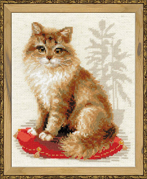 Набор для вышивания РИОЛИС арт.1525 Кошка домашняя 24х30 см