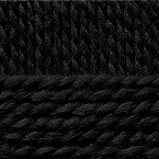 Пряжа для вязания ПЕХ Северная (30% ангора, 30% полутонкая шерсть, 40% акрил) 10х50г/50м цв.002 черный