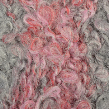 Пряжа для вязания ПЕХ Буклированная (30% мохер, 20% тонкая шерсть, 50% акрил) 5х200г/220м цв.1117М