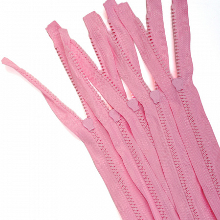 Молния Mzip трактор №5 1 замок усил.зв., 65см, цв.F134 св.розовый уп.50шт