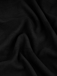 Ткань флис 2-х ст. TBY-0290-F322 290 г/м² 100% ПЭ шир.150см  цв.F322 черный рул.24кг