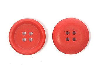 Пуговицы пластик CN 2583 цв.005 красный 28L-18мм, 4 прокола, 72 шт