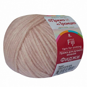Пряжа для вязания ТРО Фиджи (20% мериносовая шерсть, 60% хлопок, 20% акрил) 5х50г/95м цв.1225 пыльная роза