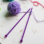 51194 Knit Pro Спицы прямые для вязания Trendz 5,5мм/30см, акрил, бирюзовый, 2шт