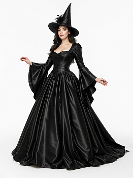 Ткань Атлас-сатин 67 г/м² 100% полиэстер шир.150 см арт.AS.18 цв.чёрный рул.100м