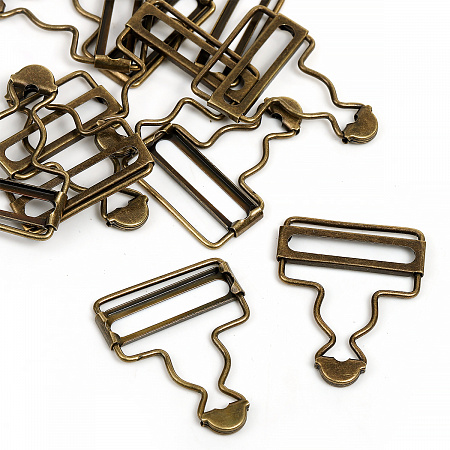 Застежка для комбинезона TB.JX.38 шир. 38мм цв. антик уп. 50шт