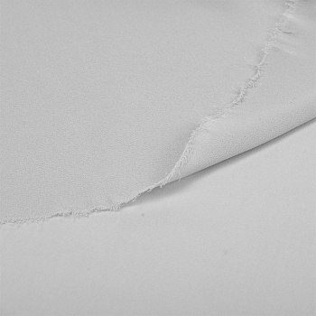 Ткань креп-шифон арт.TBY.8021-263 плот.105г/м2 100% ПЭ шир. 150см цв.263 бело-серый уп.1м