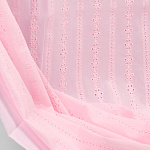 Ткань шитье 100 г/м² 100% хлопок шир.150 см арт.TBY.Emb.8002.73 цв.73 розовый уп.1м