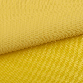 Ткань Оксфорд 420 D PVC 100% ПЭ шир.150см цв.110 желтый уп.1м