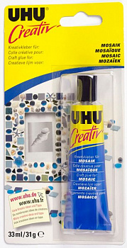 Клей UHU для мозаики арт. 47335 33мл.