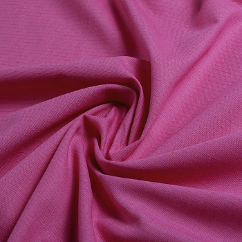 Ткань лен гл.краш, 140г/м², 30% лен + 70% хлопок, шир.150см, цв.21 ярк.розовый рул.42м