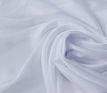 Ткань шелк Армани 89 г/м² 97% полиэстер, 3% спандекс шир.148 см арт.Р.11270.01 цв.01 белый уп.25м (±5м)