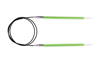 47097 Knit Pro Спицы круговые для вязания Zing 3,5мм/60см, алюминий