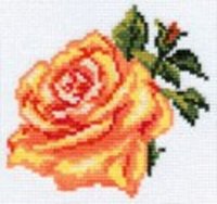 Набор для вышивания АЛИСА арт.0-41 Роза 10х10 см