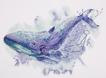 Набор для вышивания PANNA арт. MT-1961 Созвездие кита 31х23 см