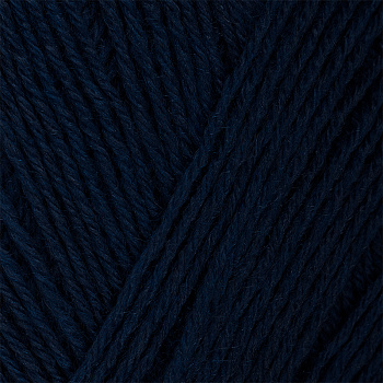 Пряжа для вязания ПЕХ Детский каприз трикотажный (50% мериносовая шерсть, 50% фибра) 5х50г/400м цв.004 т.синий