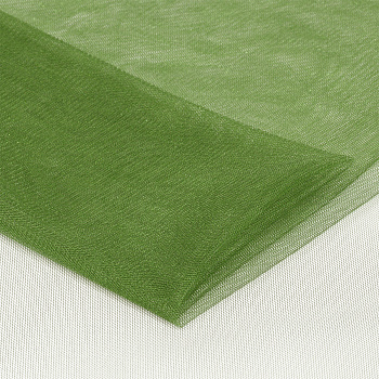 Фатин Кристалл средней жесткости блестящий арт.K.TRM шир.300см, 100% полиэстер цв. 32 К уп.50м - желто-зеленый