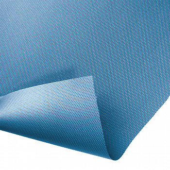 Ткань Оксфорд 600 D PVC, 350 г/м², 100% ПЭ шир.150см цв.284 голубой рул.50м