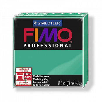 FIMO professional полимерная глина, запекаемая в печке, уп. 85г цв.чисто-зеленый, арт.8004-500