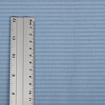 Ткань трикотаж лапша 320 г/м² 62% пэ, 30% вискоза, 8% спандекс шир.160 см арт.С.1855.08 цв.голубой рул.30м (±5м)