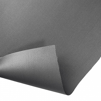 Ткань Оксфорд 600 D PVC, 350 г/м², 100% ПЭ шир.150см цв.340 серый рул.50м