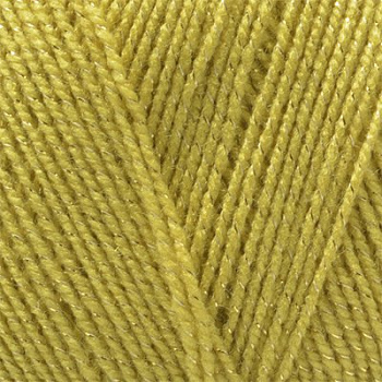 Пряжа для вязания ПЕХ Мерцающая (96% акрил, 4% метанит) 5х100г/430м цв.037 липа