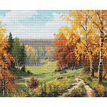 Картины мозаикой Molly арт.KM0263 Прищепа. Бабье лето (40 цветов) 40х50 см