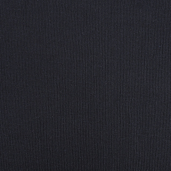Ткань трикотаж Кашкорсе с лайкрой 400г пенье 60+60см т.синий меланж уп.15м