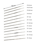 Набор алюминиевых крючков для вязания Maxwell Colors (в органайзере) арт. MAXW.62787 (0.6-6.0 мм)