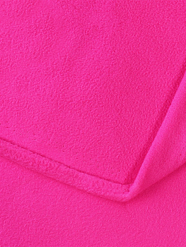 Ткань флис 2-х ст. TBY-0240-F338 240 г/м² 100% ПЭ шир.150см  цв.F338 неон розовый рул.24кг