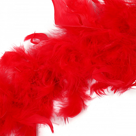 Боа - перо TBY арт.50-32 уп.50±3г цв.красный дл.2м
