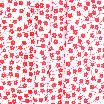 Ткань батист 90 г/м² 100% хлопок шир.145 см арт.Р.20009.02 цв.02 красный уп.25м (±5м)