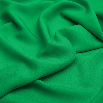 Ткань Штапель  TBY Vi-30-10 плот 110г/м2 100% вискоза шир. 145 см цв.10 яр.зеленый рул.25м