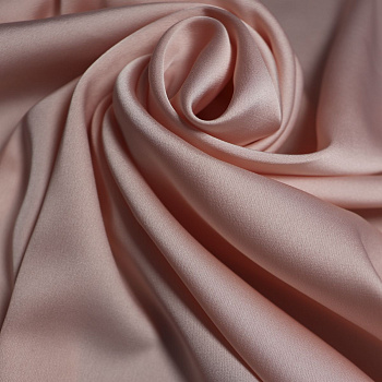 Ткань шелк Армани 90 г/м² 97% полиэстер, 3% спандекс шир.145 см арт.Р.11583.34 цв.34 розовый уп.25м (±5м)