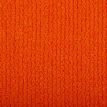 Ткань трикот. Бифлекс жатка арт.TBY-JB-13 490г/м² 92% ПЭ 8% спандекс шир.80см цв.13 яр. оранжевый уп.1,5м